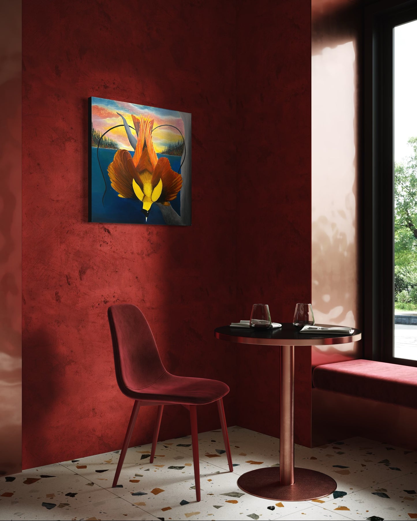 “Elegance In Motion” - Bird of Paradise Fine Art Oil Painting