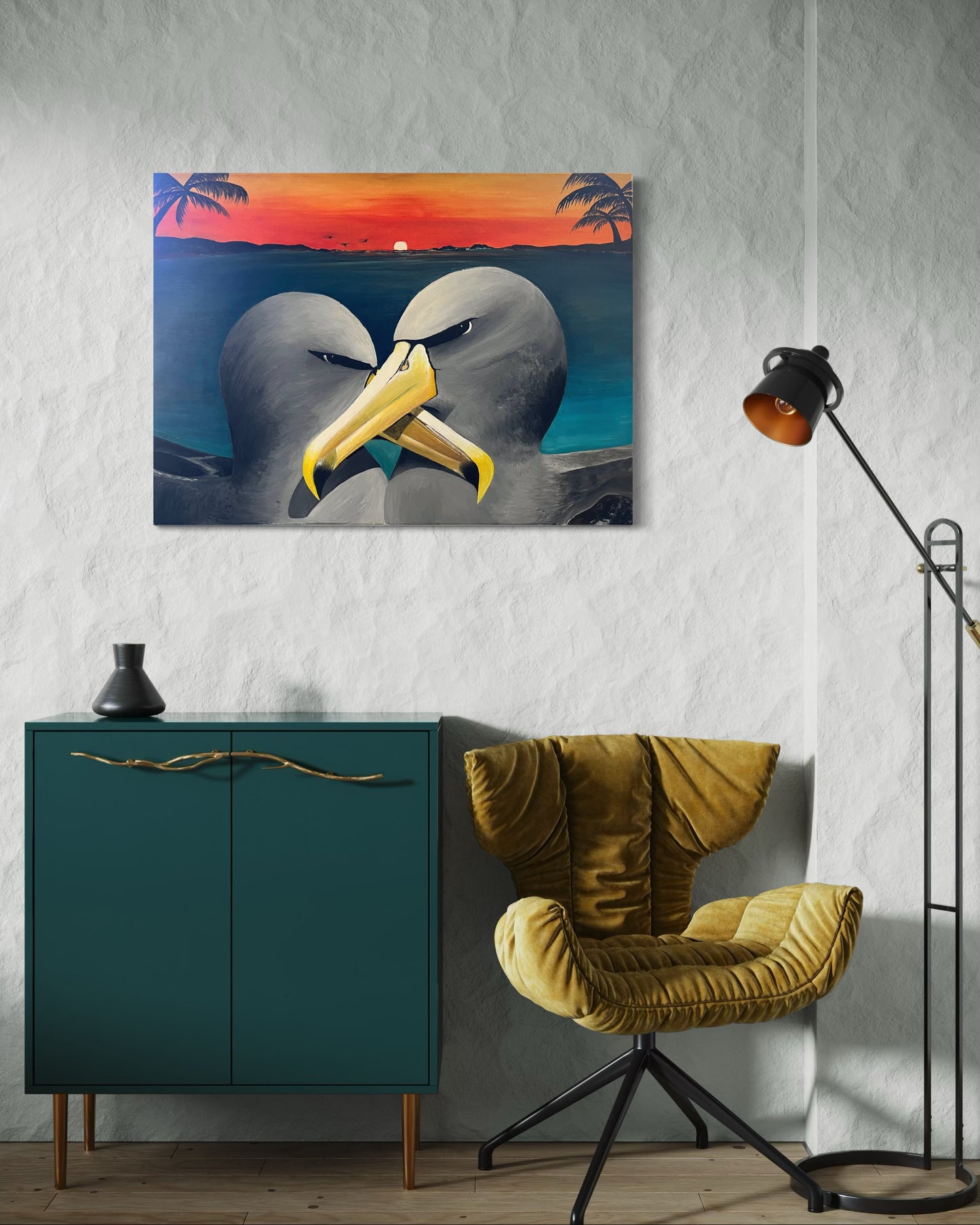 “UNITY” - Buller’s Albatross Fine Art Oil Painting