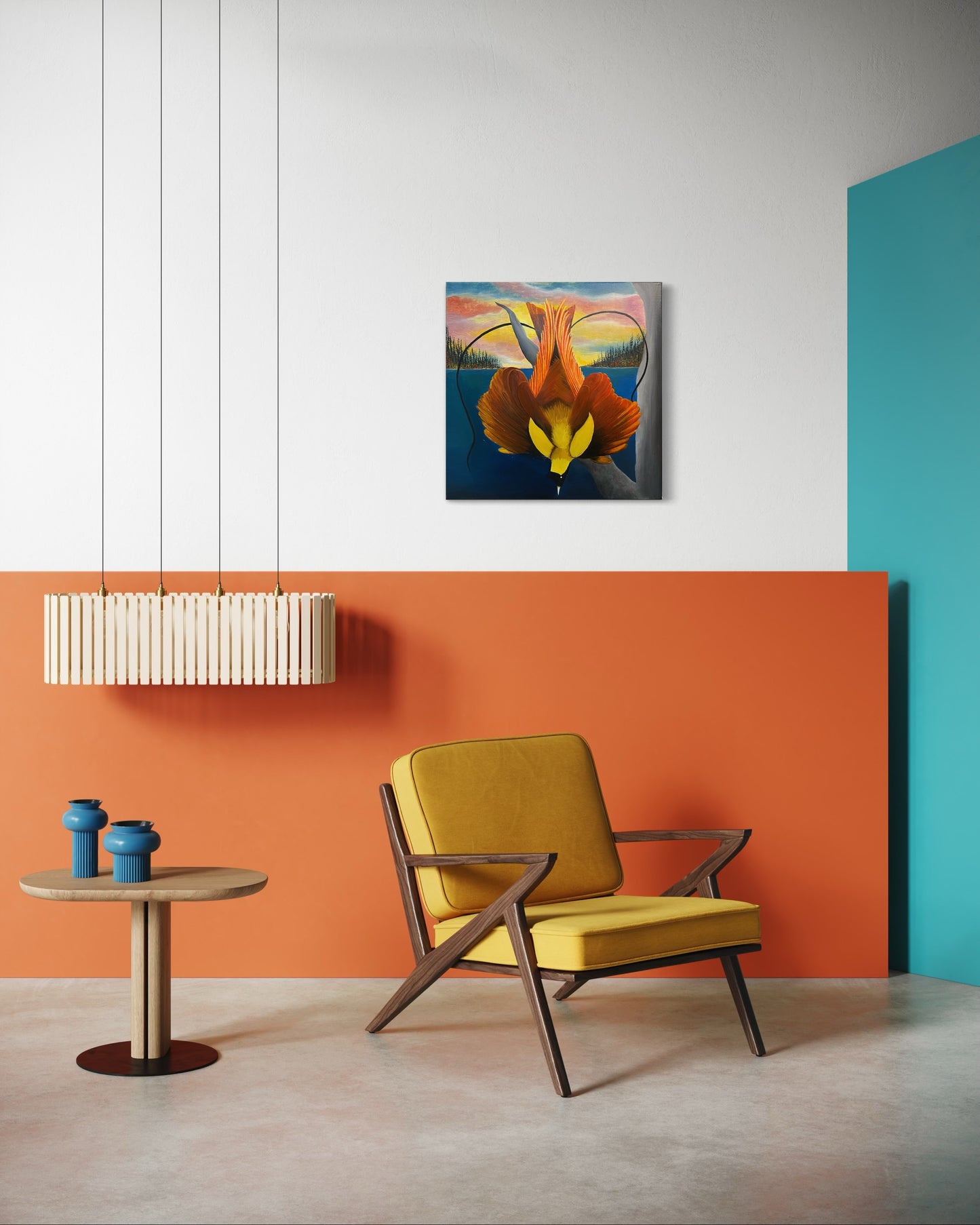 “Elegance In Motion” - Bird of Paradise Fine Art Oil Painting